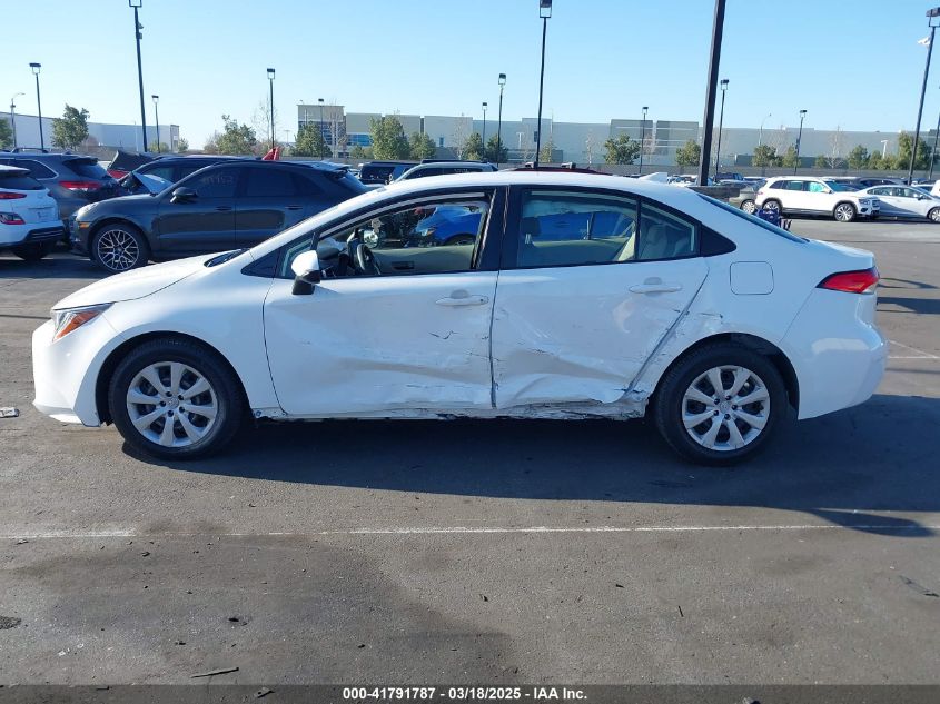 2022 Toyota Corolla Le VIN: JTDEPMAE7N3020075 Lot: 41791787