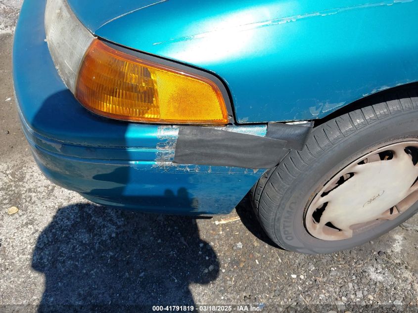 1993 Ford Escort Lx VIN: 1FAPP15J9PW309836 Lot: 41791819