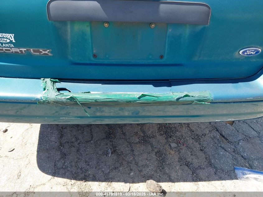 1993 Ford Escort Lx VIN: 1FAPP15J9PW309836 Lot: 41791819