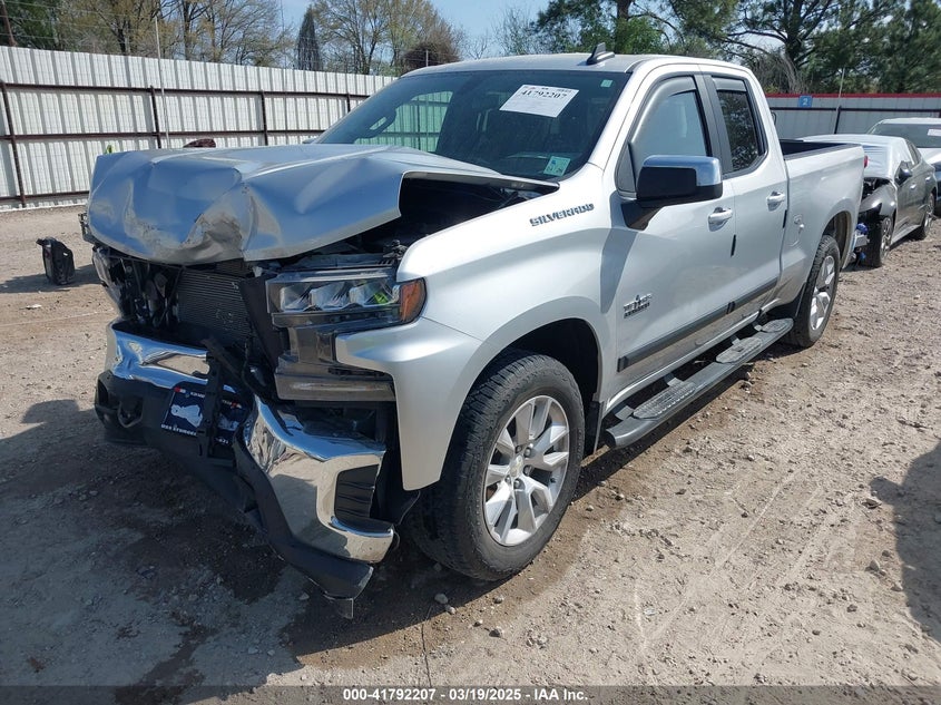 2020 CHEVROLET SILVERADO 1500 2WD DOUBLE CAB STANDARD BED LT - 1GCRWCED2LZ182514