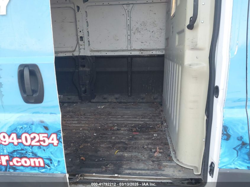 2017 Ram Promaster 3500 Cargo Van High Roof 159 Wb Ext VIN: 3C6URVJG0HE543522 Lot: 41792212