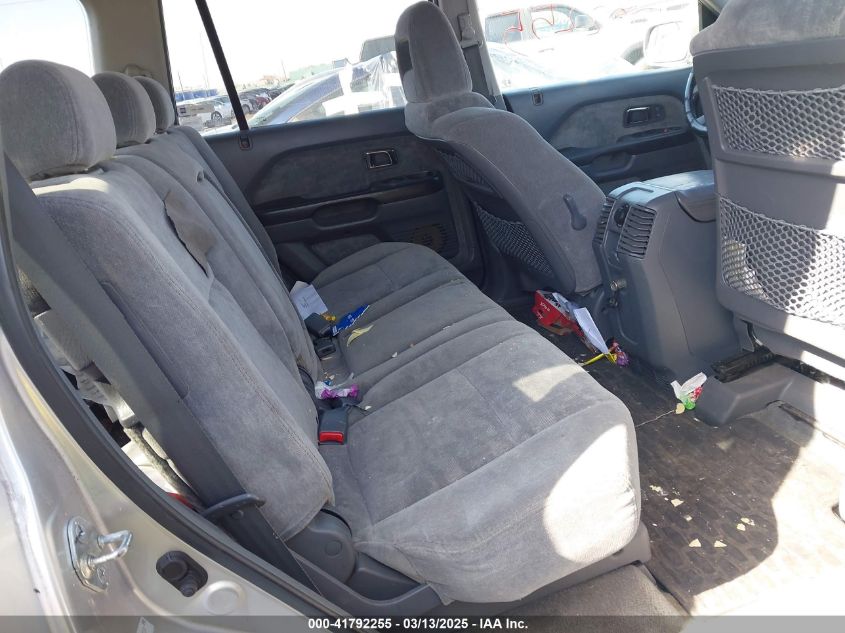 2005 Honda Pilot Ex VIN: 5FNYF18405B052459 Lot: 41792255