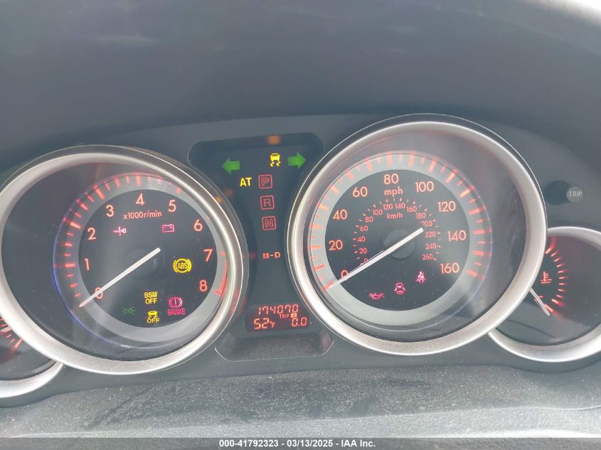 2012 Mazda Mazda6 S Grand Touring VIN: 1YVHZ8CB6C5M09707 Lot: 41792323