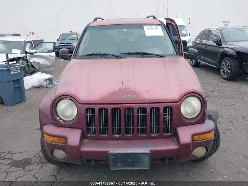 2002 Jeep Liberty Limited Edition VIN: 1J4GL58K42W143052 Lot: 41792667