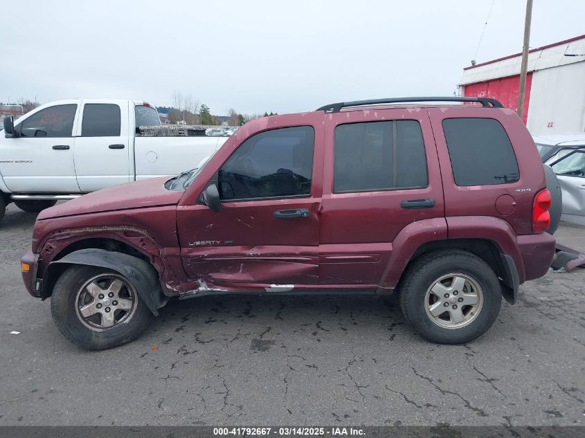 2002 Jeep Liberty Limited Edition VIN: 1J4GL58K42W143052 Lot: 41792667