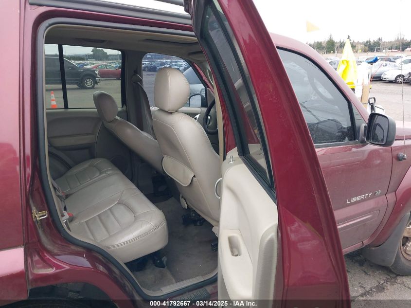 2002 Jeep Liberty Limited Edition VIN: 1J4GL58K42W143052 Lot: 41792667