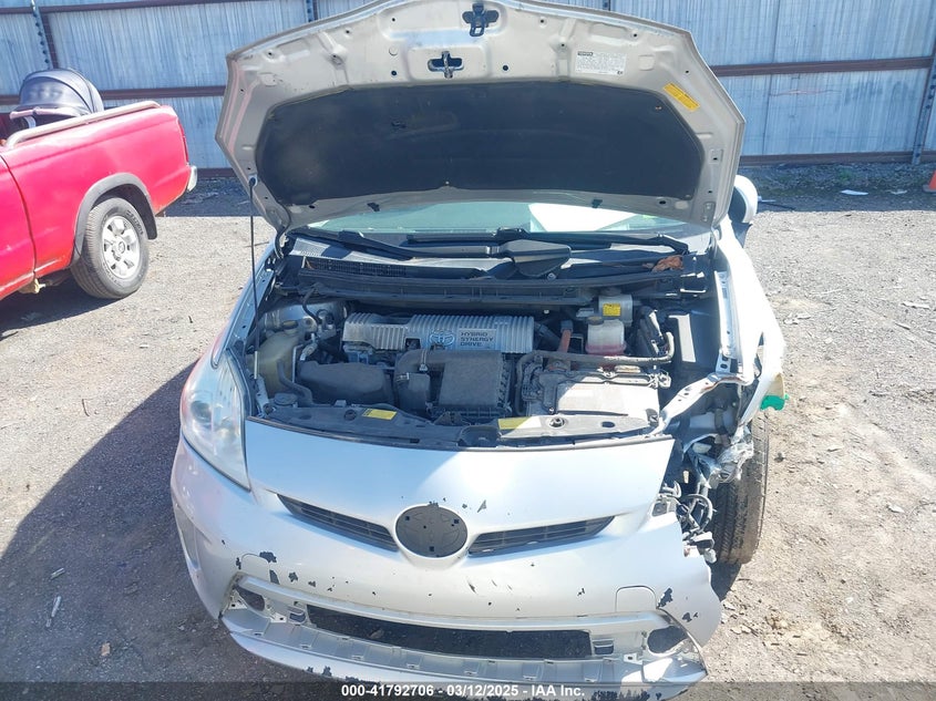 2012 TOYOTA PRIUS VIN: JTDKN3DU6C1540752