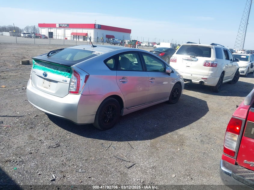 2012 TOYOTA PRIUS VIN: JTDKN3DU6C1540752