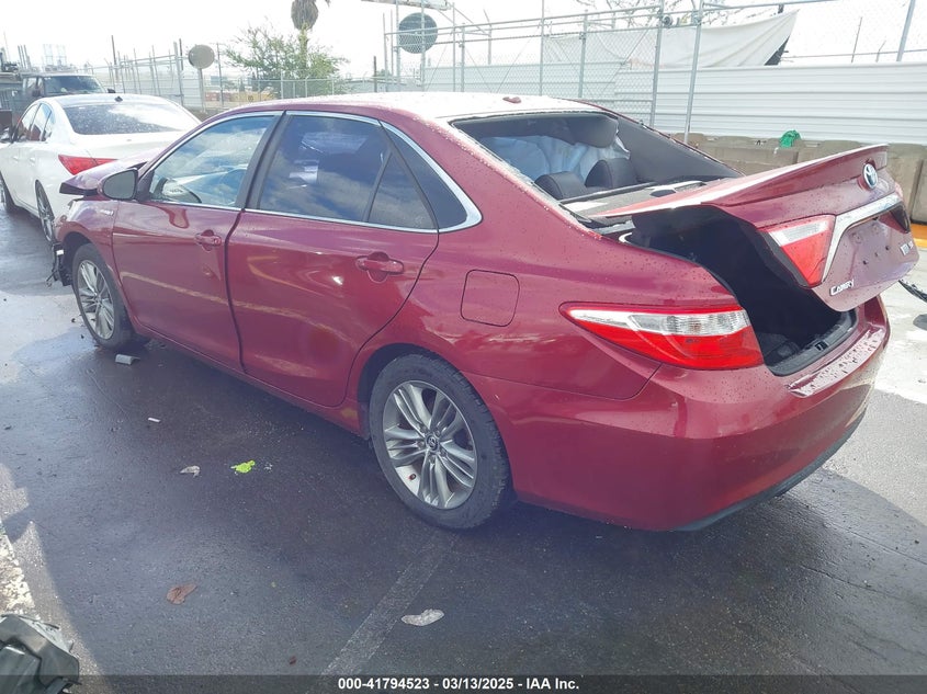 2015 TOYOTA CAMRY HYBRID SE - 4T1BD1FK7FU155931