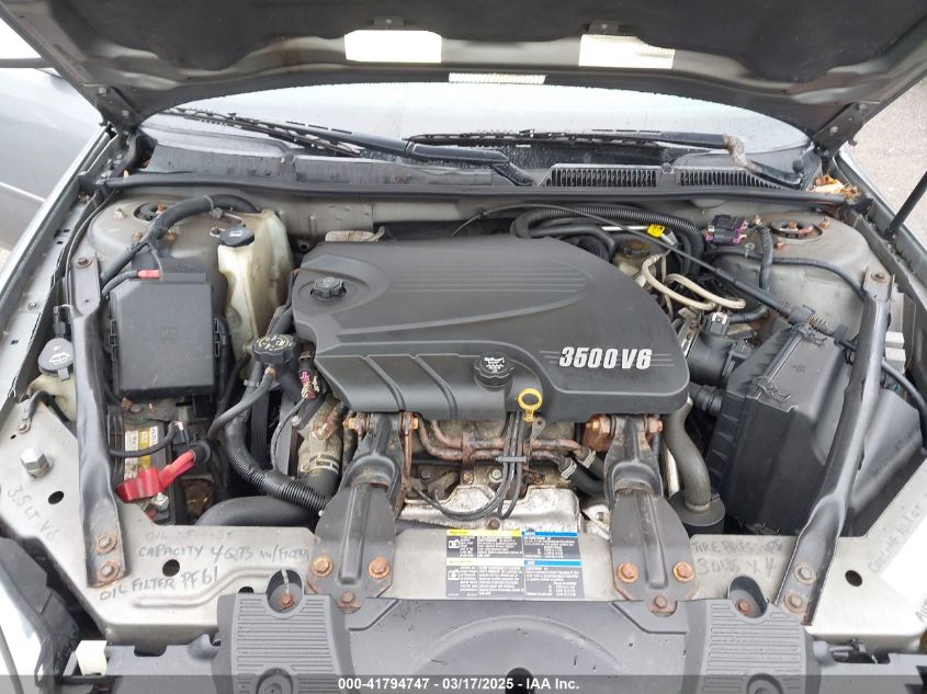 2008 Chevrolet Impala Lt VIN: 2G1WT58N489258241 Lot: 41794747