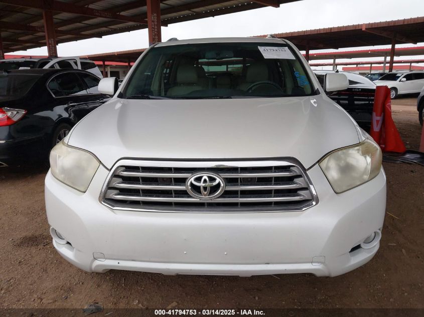 2008 Toyota Highlander Limited VIN: JTEDS42A082027039 Lot: 41794753