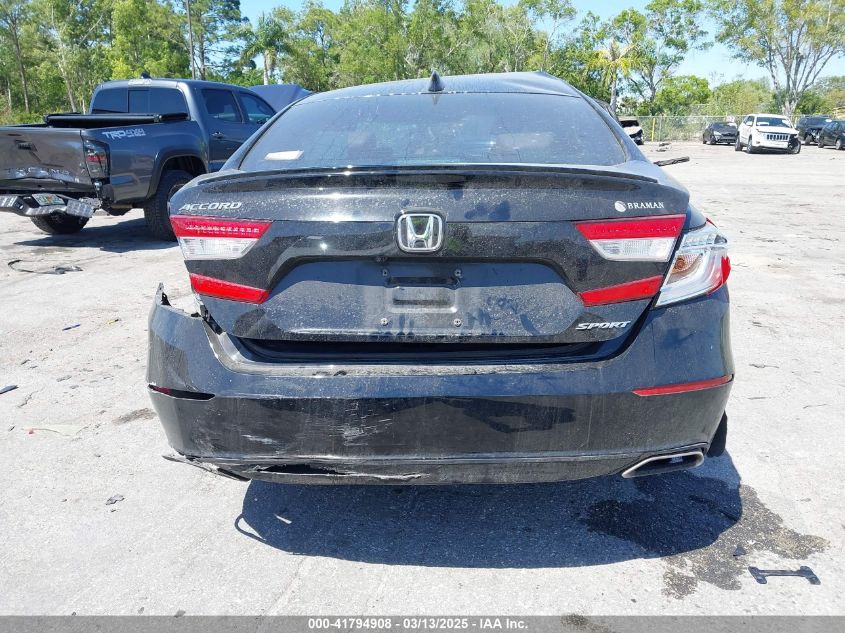 2020 Honda Accord Sport VIN: 1HGCV1F33LA000161 Lot: 41794908
