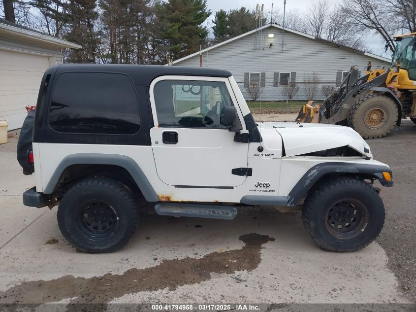 2005 Jeep Wrangler Sport VIN: 1J4FA49S25P352170 Lot: 41794958