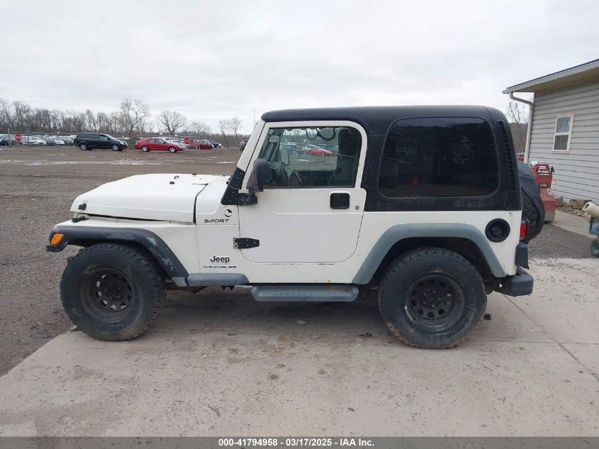 2005 Jeep Wrangler Sport VIN: 1J4FA49S25P352170 Lot: 41794958