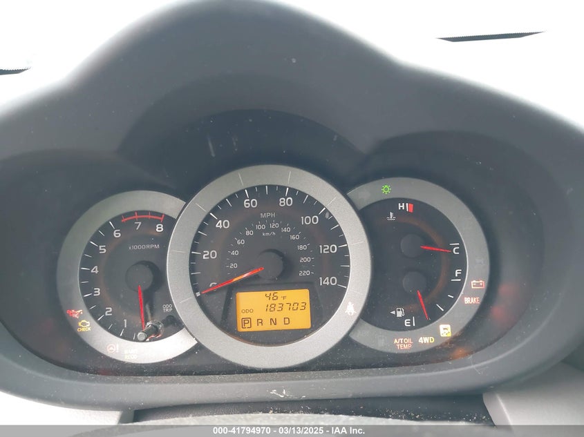 2011 TOYOTA RAV4 VIN: 2T3JF4DVXBW135856
