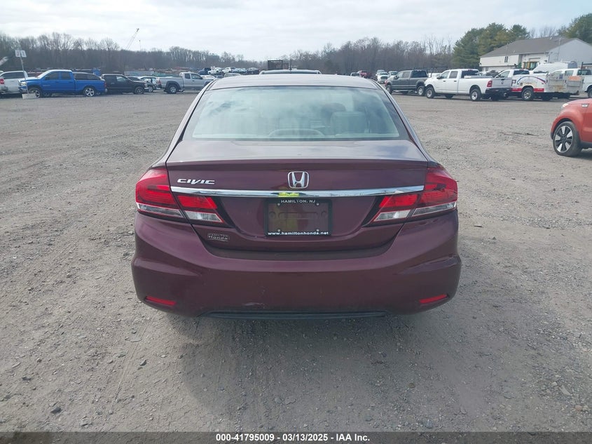 2015 HONDA CIVIC LX - 19XFB2F56FE238017