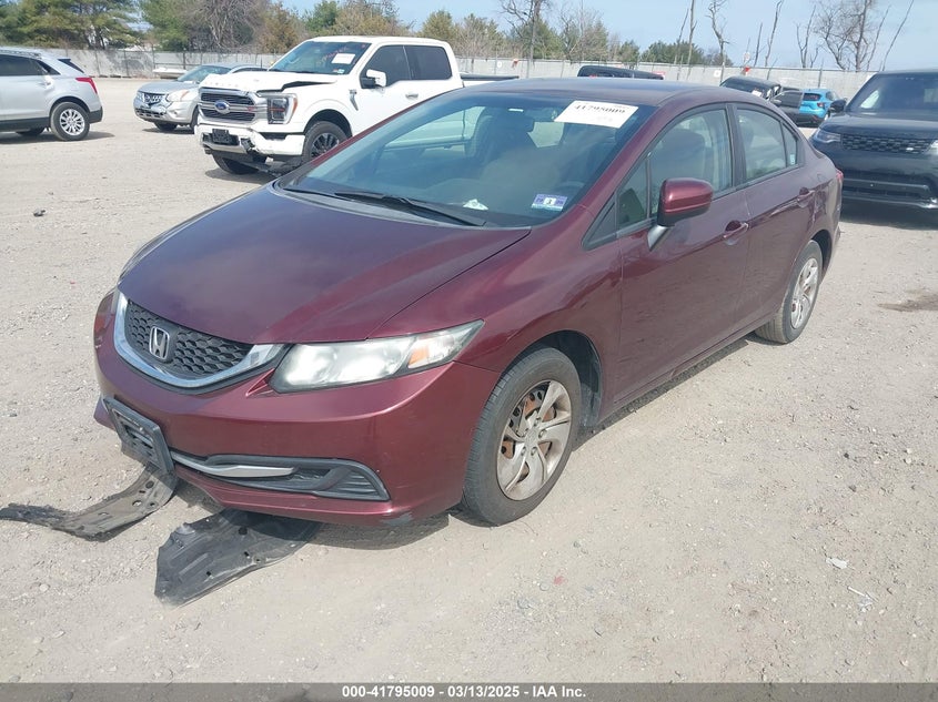 2015 HONDA CIVIC LX - 19XFB2F56FE238017