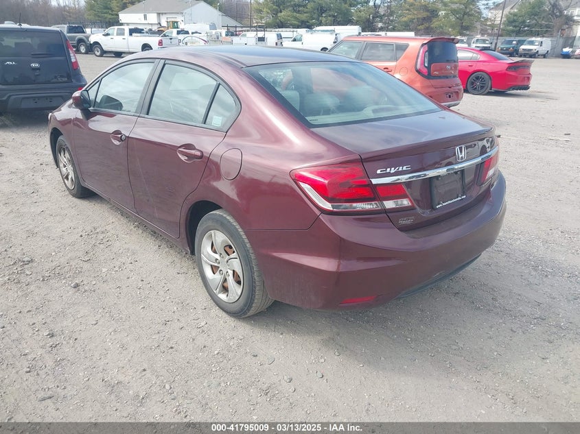 2015 HONDA CIVIC LX - 19XFB2F56FE238017