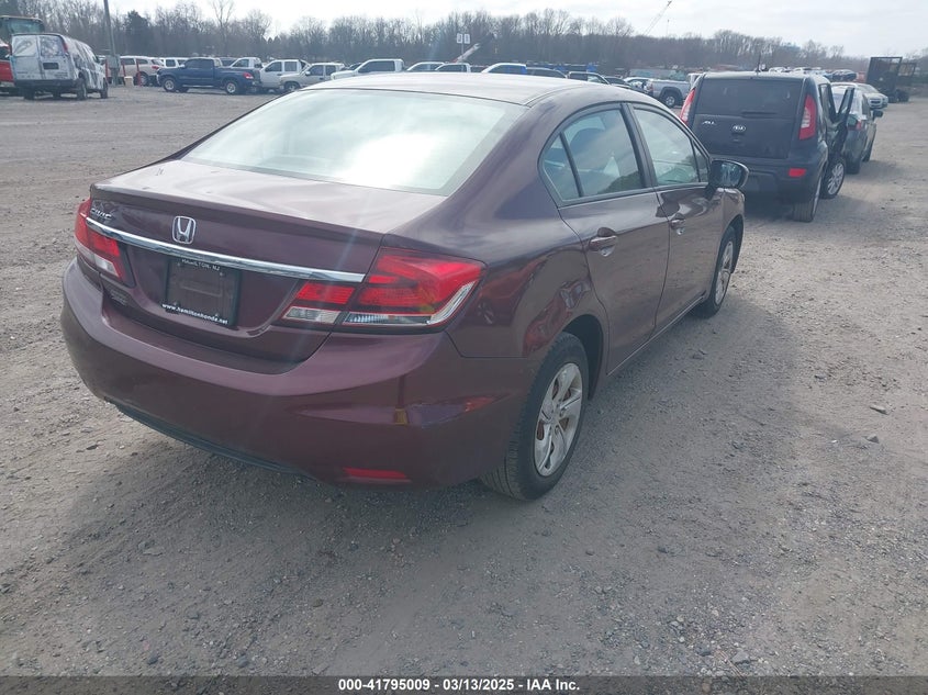 2015 HONDA CIVIC LX - 19XFB2F56FE238017