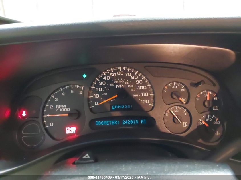 2003 Chevrolet Tahoe Lt VIN: 1GNEK13Z03J303284 Lot: 41795469