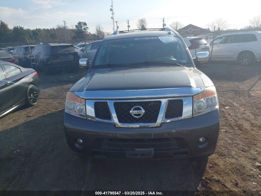 2012 Nissan Armada Platinum VIN: 5N1AA0NE5CN614082 Lot: 41795547