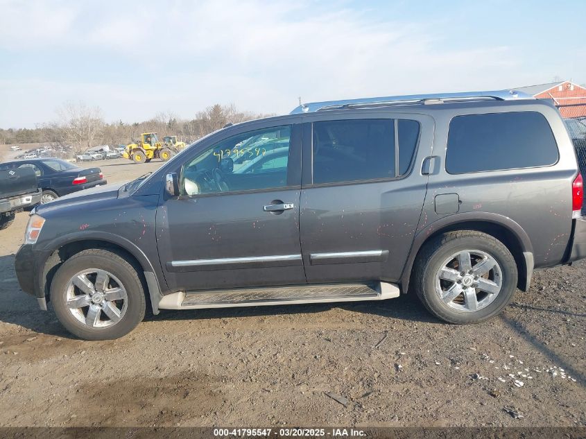 2012 Nissan Armada Platinum VIN: 5N1AA0NE5CN614082 Lot: 41795547