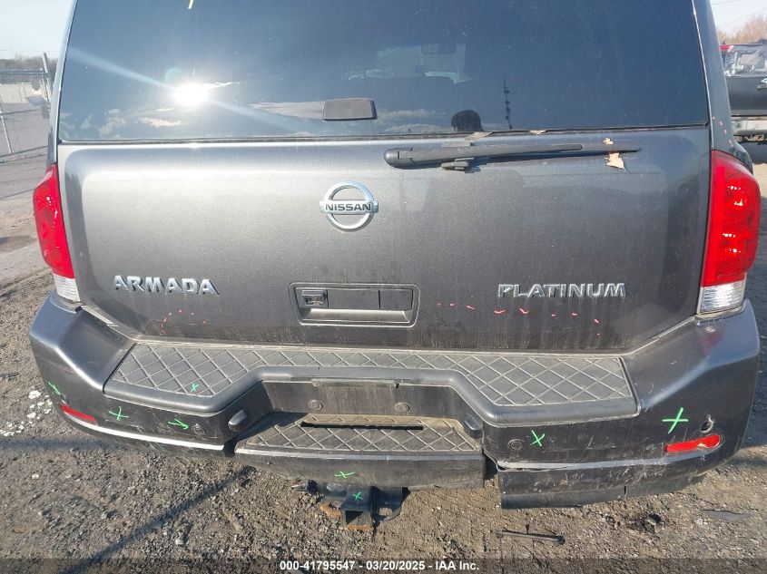 2012 Nissan Armada Platinum VIN: 5N1AA0NE5CN614082 Lot: 41795547