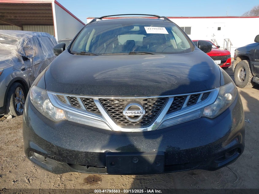 2012 NISSAN MURANO VIN: JN8AZ1MW5CW228418