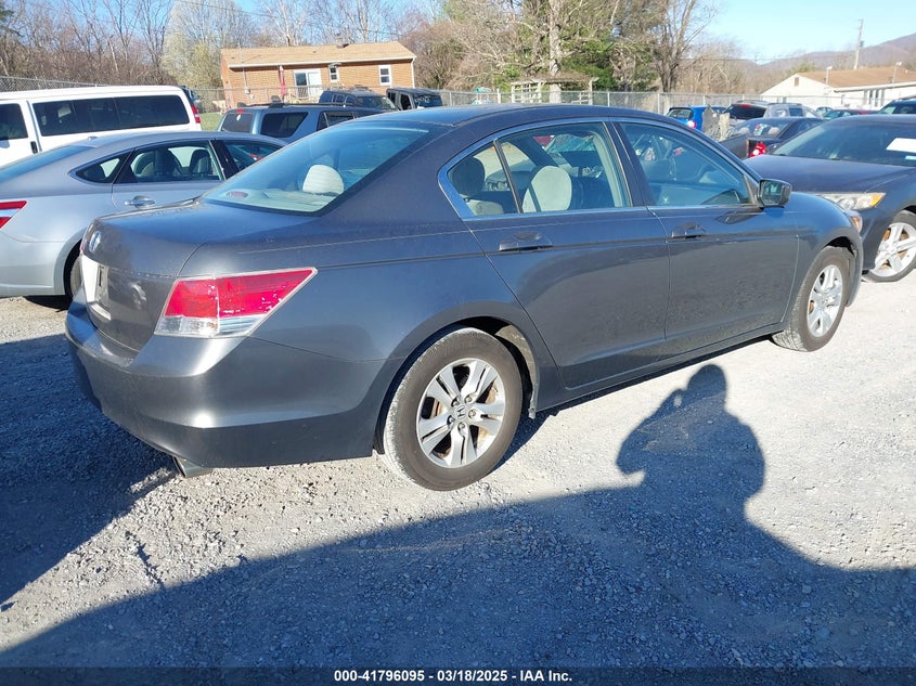 2008 HONDA ACCORD VIN: 1HGCP26498A137685