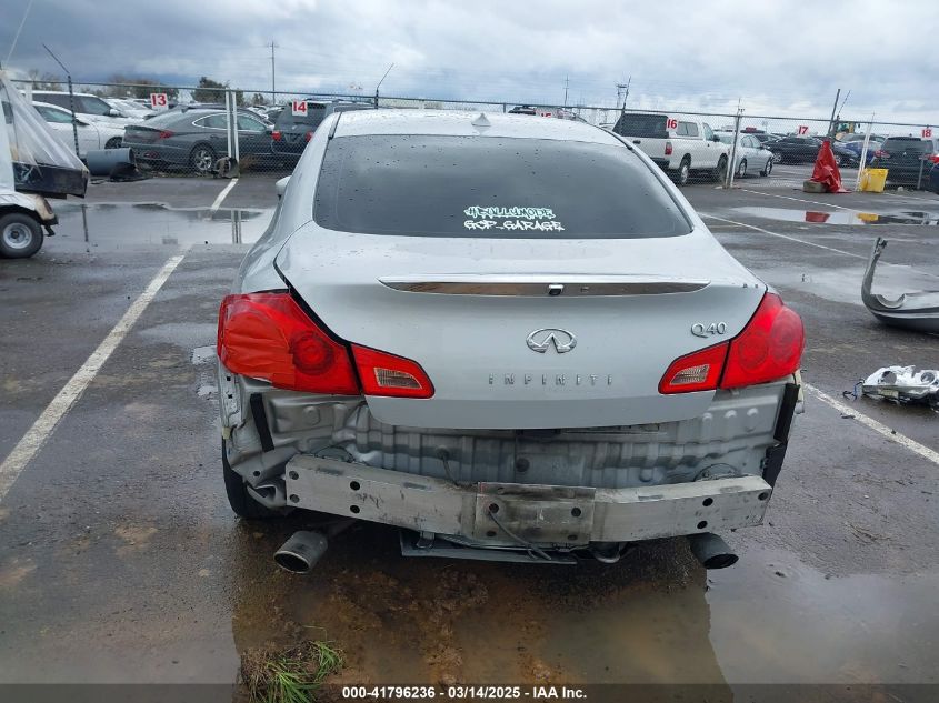 2015 Infiniti Q40 VIN: JN1CV6AP0FM500161 Lot: 41796236