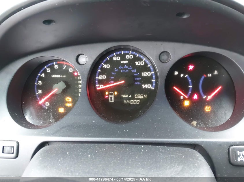 2006 ACURA MDX VIN: 2HNYD18836H517136