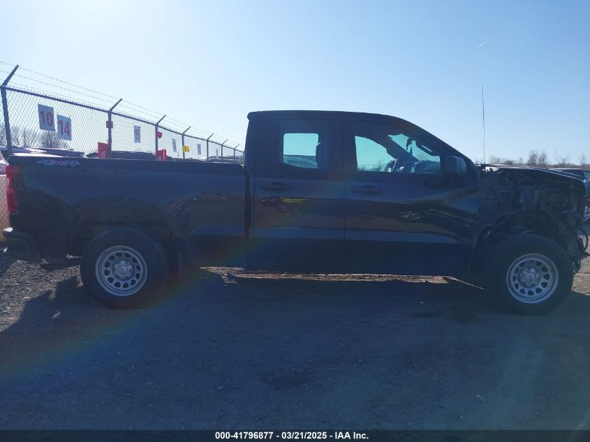 2023 Chevrolet Silverado 1500 4Wd Double Cab Standard Bed Wt VIN: 1GCRDAEK1PZ231054 Lot: 41796877