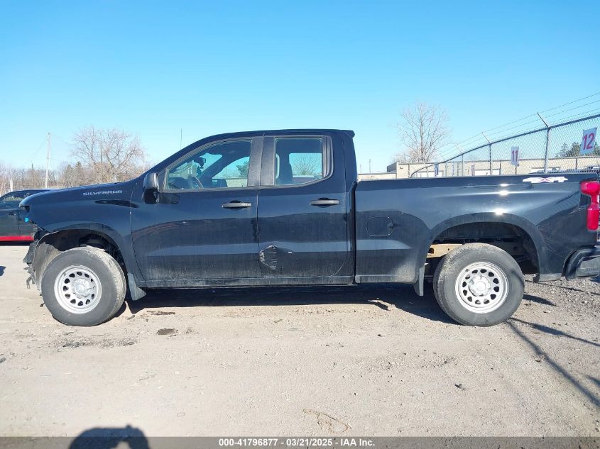 2023 Chevrolet Silverado 1500 4Wd Double Cab Standard Bed Wt VIN: 1GCRDAEK1PZ231054 Lot: 41796877
