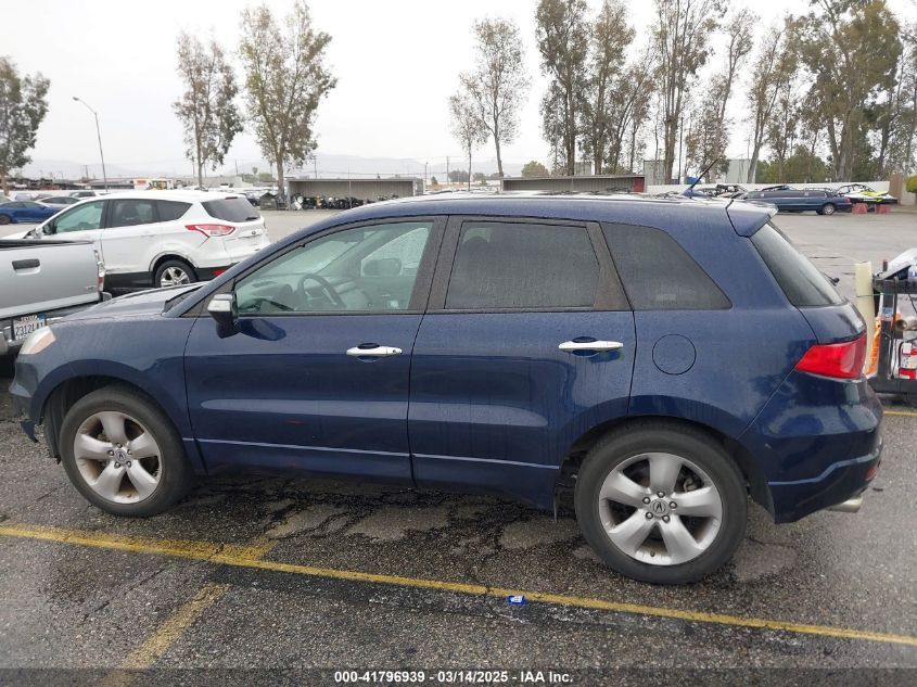 2007 Acura Rdx VIN: 5J8TB18587A012352 Lot: 41796939