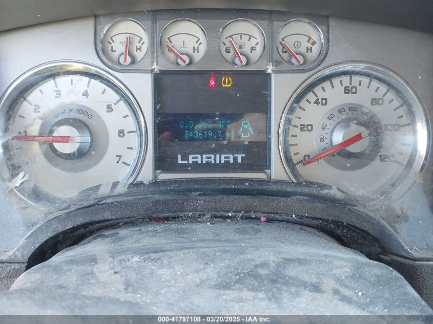 2009 Ford F-150 Lariat VIN: 1FTPW14V59FA59242 Lot: 41797108