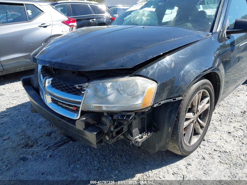 2013 DODGE AVENGER VIN: 1C3CDZAG4DN521480