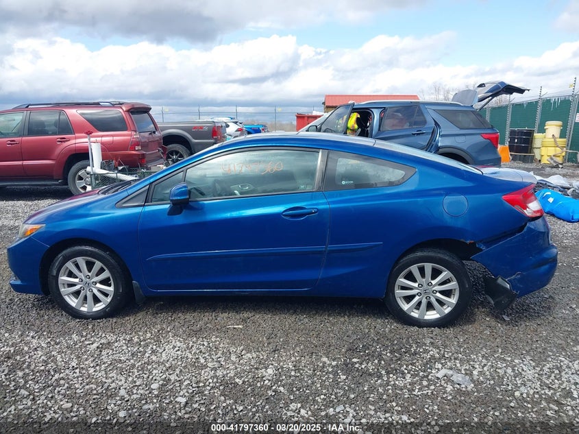 2012 HONDA CIVIC VIN: 2HGFG3A83CH501395