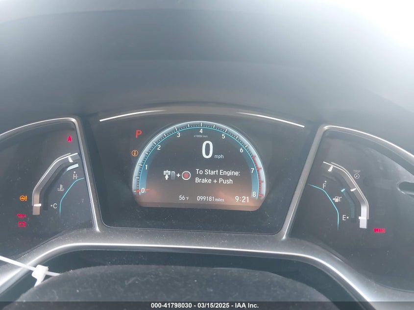 2016 HONDA CIVIC VIN: 2HGFC1F78GH638290