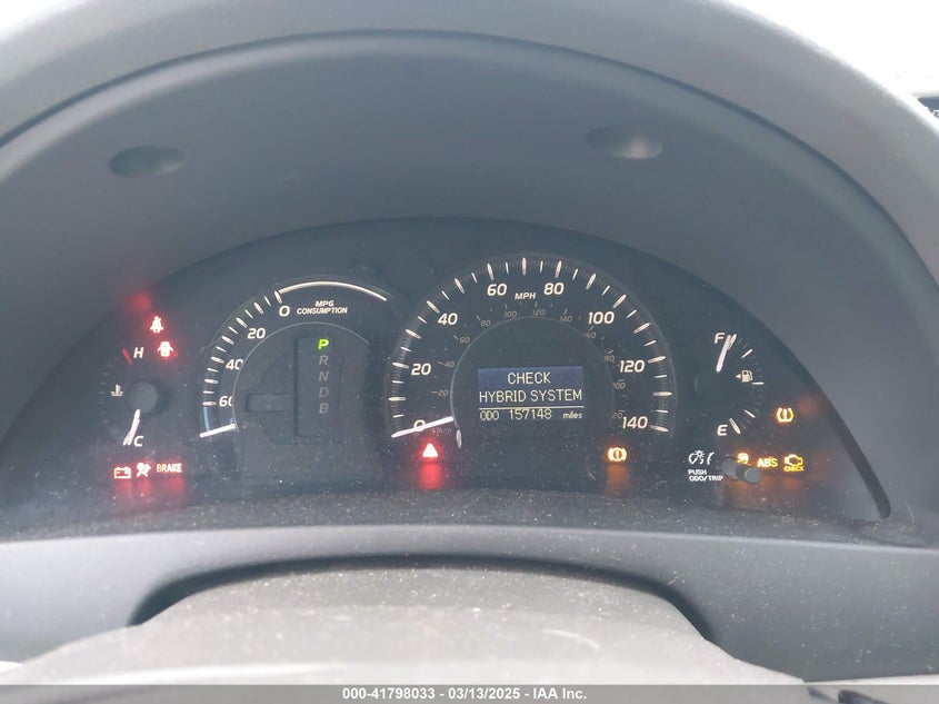 2009 TOYOTA CAMRY HYBRID VIN: 4T1BB46K69U067559