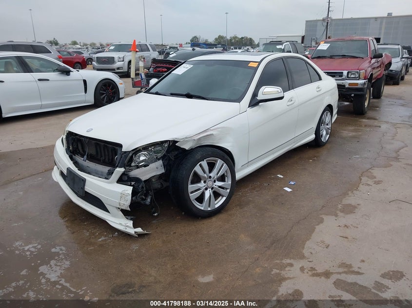 2008 MERCEDES-BENZ C VIN: WDDGF54X48R014482