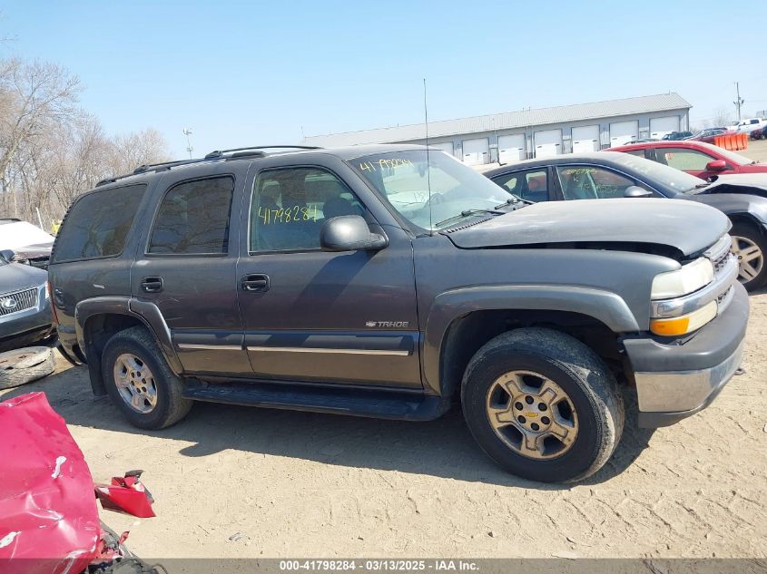 2002 Chevrolet Tahoe Ls VIN: 1GNEC13Z52J314230 Lot: 41798284
