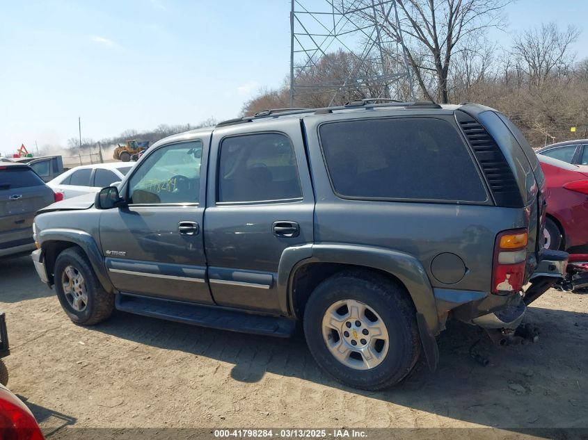 2002 Chevrolet Tahoe Ls VIN: 1GNEC13Z52J314230 Lot: 41798284