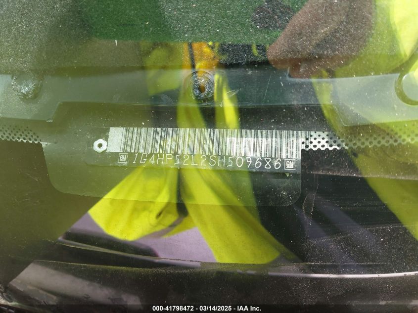 1995 Buick Lesabre Custom VIN: 1G4HP52L2SH509686 Lot: 41798472