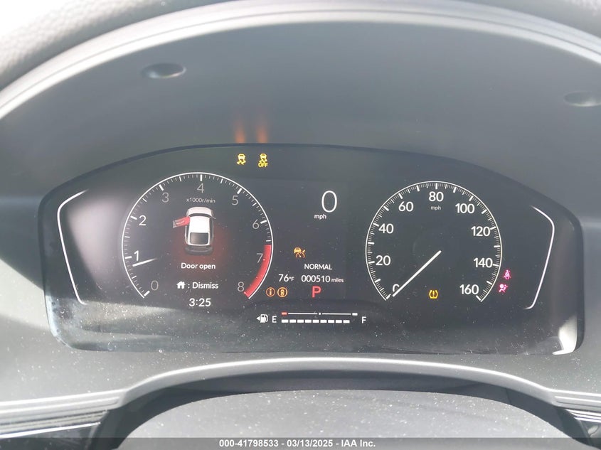 2025 HONDA CIVIC VIN: 19XFL2H84SE004571