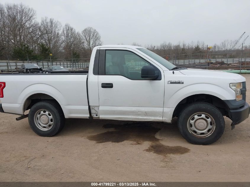 2016 Ford F-150 Xl VIN: 1FTMF1C83GKE21586 Lot: 41799221