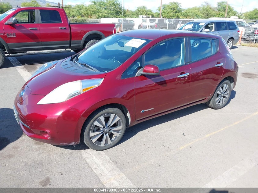 2016 NISSAN LEAF VIN: 1N4BZ0CP6GC312099