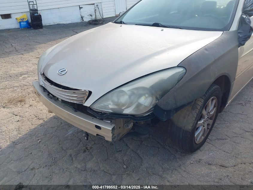 2004 Lexus Es 330 VIN: JTHBA30G445034292 Lot: 41799552