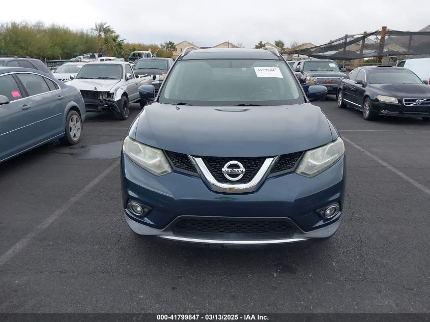 2016 Nissan Rogue Sl VIN: 5N1AT2MT8GC762055 Lot: 41799847
