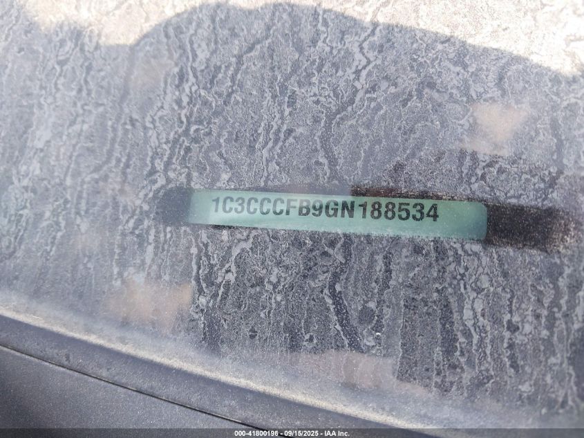 2016 Chrysler 200 Touring VIN: 1C3CCCFB9GN188534 Lot: 41800196