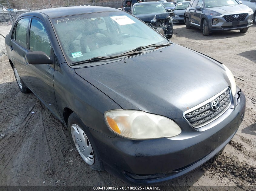 2008 TOYOTA COROLLA VIN: 2T1BR32E68C886707